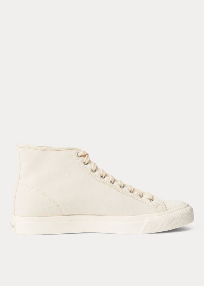 Women's Ralph Lauren Mayport Canvas Sneakers | 032741GMY